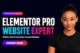 design wordpress website with elementor for your business webdesign and redesign