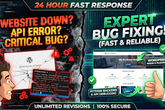 do an urgent wordpress bug fix and repair critical errors