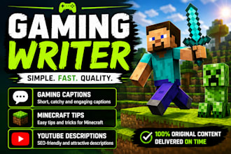 do gaming caption, minecraft tips and trick to survive