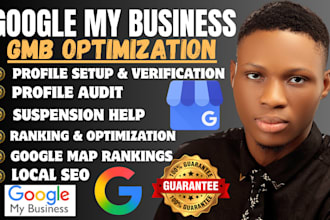 setup google my business optimize gmb reinstate gmb, gmb profile verification