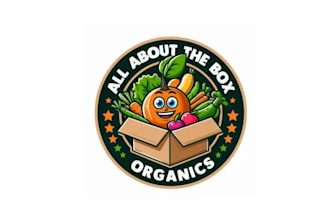 design fresh natural organic fruit logo