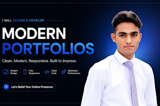 do react portfolio website development for personal portfolio n business website