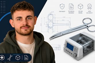medical device cad, surgical instrument drawing, fda cad blueprint experts