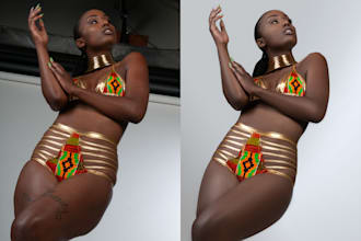 do professional portrait retouching