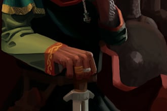 create book covers, game art and illustrations