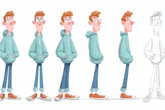 design a cartoon character