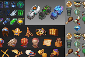 design professional pixel art icons, items and assets for your indie game