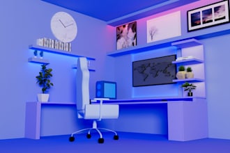 create 3d interior design