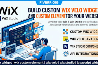 build custom wix velo widgets and custom elements