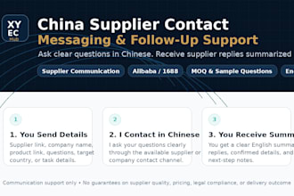 contact chinese suppliers or companies for you