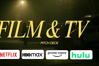 design pitch deck presentation for film tv series project