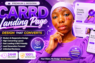 carrd unbounce landing page, minimalistic carrd website design, carrd redesign