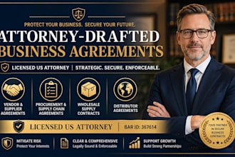draft procurement, sourcing, and supply chain legal agreements