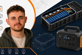 ev battery cad, lithium battery blueprint, power station cad expert pro