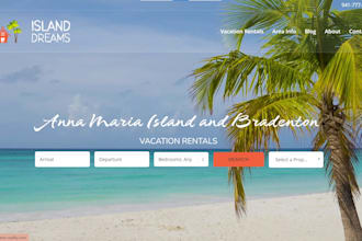 vacation rental, short term rental, and direct booking website on wordpress