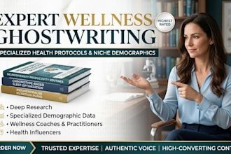 ghostwrite a professional medical or demographic health and fitness ebook