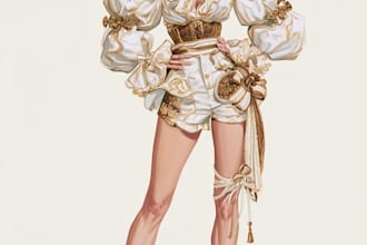 draw custom fashion illustrations and outfit