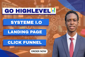 build systeme io sales funnel landing page website online course systeme io page