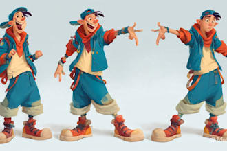 design a cartoonc character