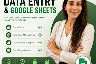 be your remote assistant for data entry and data cleaning