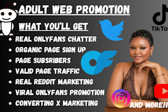 be your onlyfans page manager with onlyfans chatter and market your social media