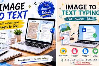 do convert image to text manually with accuracy