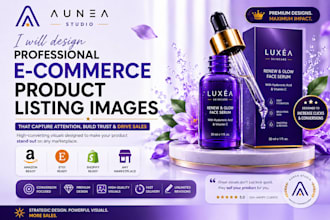 design premium amazon listing images