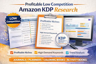 find profitable low competition amazon kdp niches and keywords