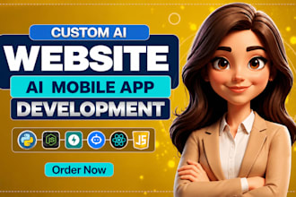 do ai website, ai mobile app and full stack website development