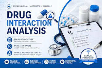 analyze prescriptions for drug interactions,