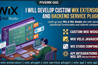 develop custom wix extensions and backend service plugins