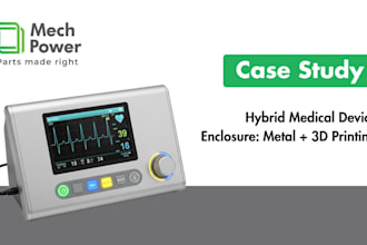 design precision medical device pcb enclosure case for diagnostic and healthcare