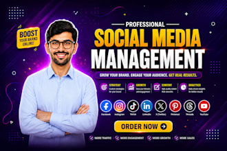 be your dedicated social media manager for brand growth