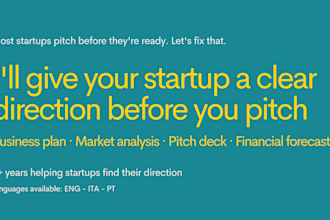 create a strategic investor ready business plan