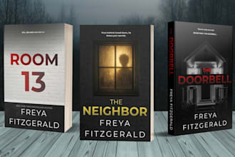 design paranormal and psychological thriller book covers