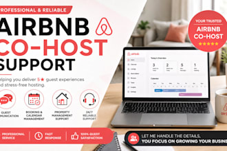 provide professional airbnb co host support and guest communication