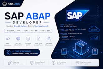 develop sap abap solutions for s4 hana and ecc
