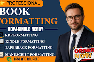 professionally format and prepare your manuscript for publishing on amazon