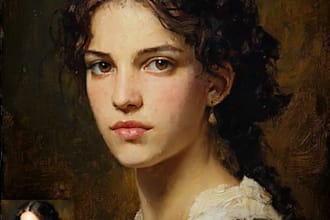 create realistic oil painting style portrait art