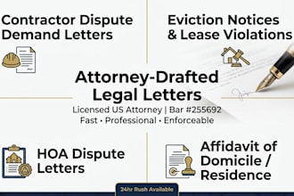 professionally draft a legal affidavit of domicile or residence