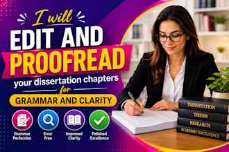 edit and proofread your dissertation chapters for grammar and clarity