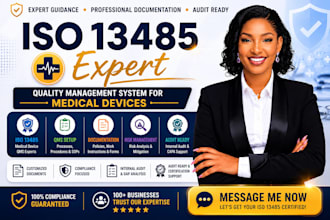provide iso 13485 consulting and certification preparation for medical devices