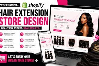 hair extension shopify store hair store beauty website hair extension website
