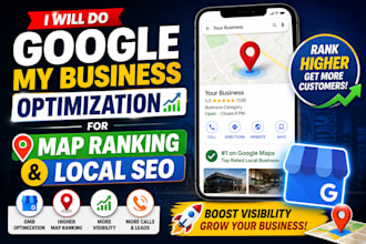 do google my business optimization for map ranking and local seo