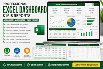 create professional excel reports and dashboards
