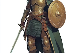 fantasy dnd character illustration