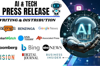 do UK press release press release distribution submit PR ai tech SEO