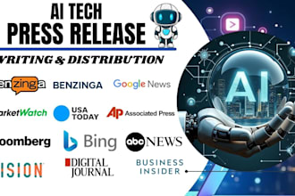 ai tech press release tech press release distribution technical pr writing pr