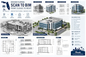 design florida architectural modeling scan to bim point cloud to revit as built