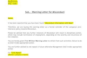 professional HR letters and hospitality documents